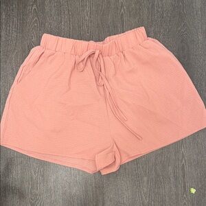 Blush Pink Women's Athletic Shorts